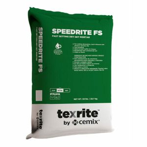 Builders grade, fast setting dry-set mortar