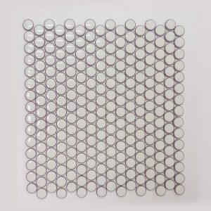 BG CREAM PENNY ROUND - 12X12