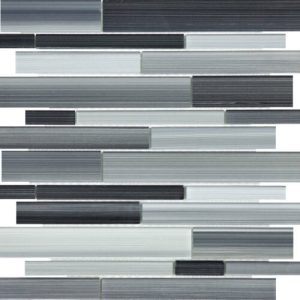 FUSION Carbon Glass Mosaic Tile