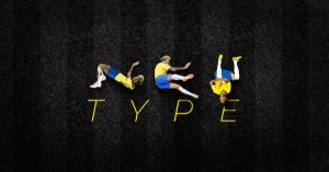 La épica caída de Neymar se convierte en una tipografía gratuita