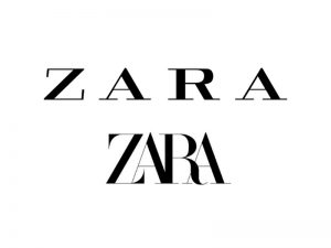 Nuevo logotipo ajustado de Zara tiene diseñadores que gritan: «¿Kern, no?»