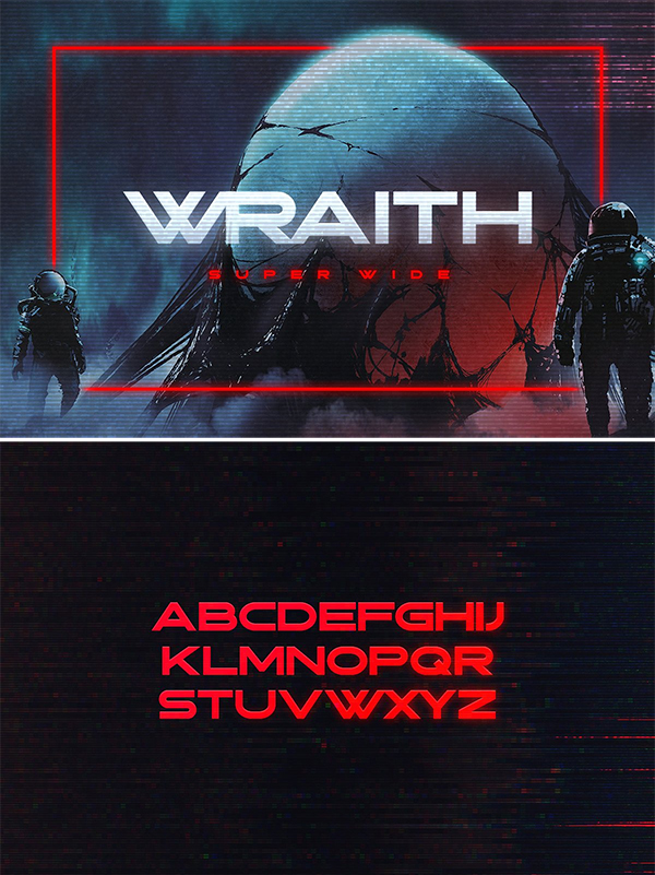 Tipografía Wraith Tipografía Wraith