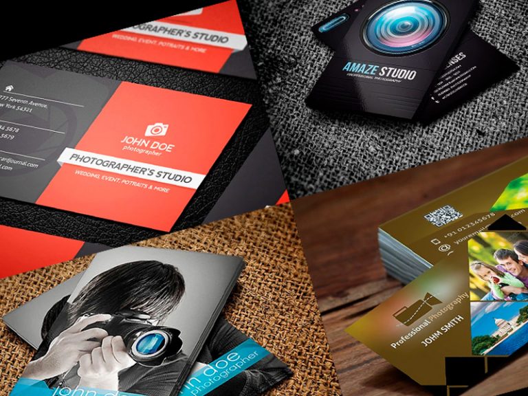 +52 Tarjetas de presentación para Fotógrafos - Ideakreativa