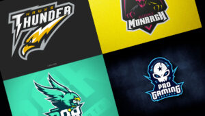 100 Logos de equipos de eSports y Gamers