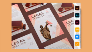 15 plantillas de flyers de abogados o servicios legales